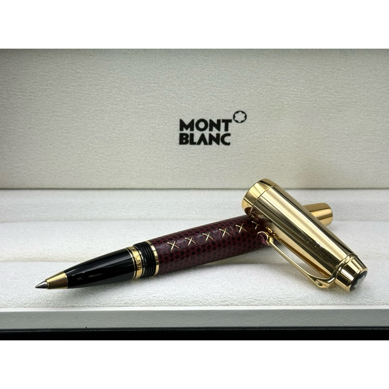 萬寶龍 波希米亞系列 玫瑰榴石 鋼珠筆 Montblanc Boheme Rollerball Pen_9930