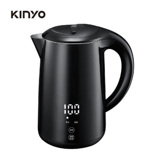 【KINYO】KIHP-1180 1.7L 智慧溫控雙層快煮壺 熱水壺 電茶壺 煮水壺 食品級SUS304不鏽鋼