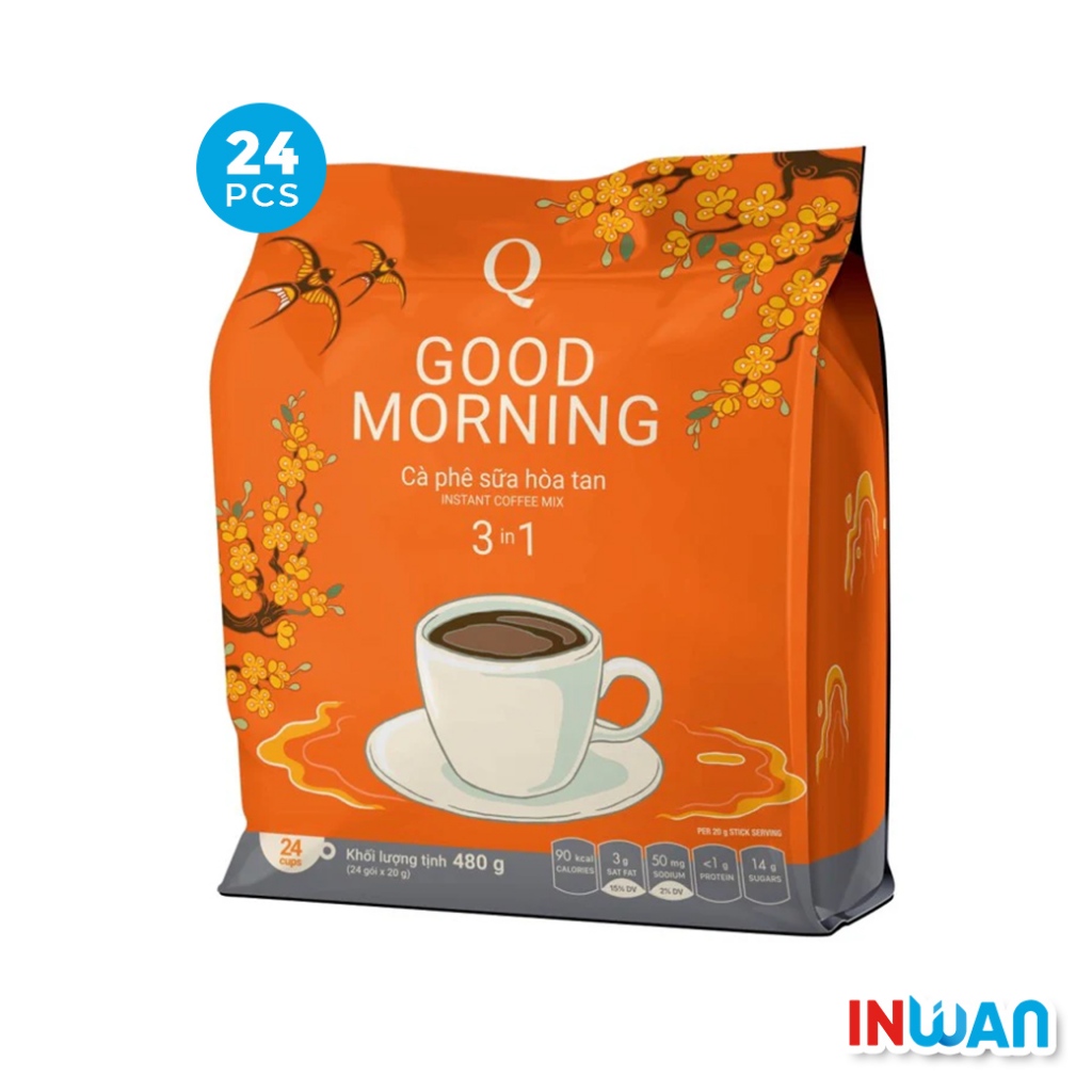 【 印灣 INWAN 】越南 GOOD MORNING KOPI VIETNAM 3IN1 ISI 24 PCS 咖啡