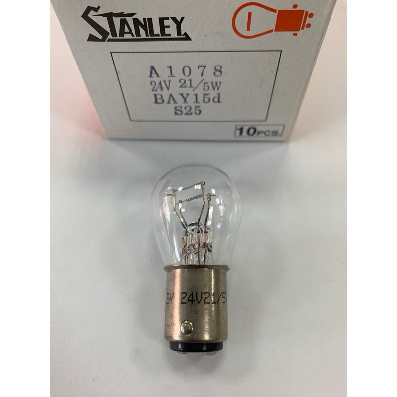 日本STANLEY 汽車燈泡 24V 21/5W A1078