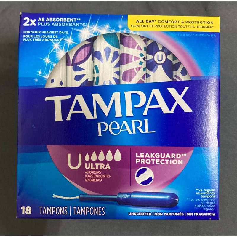 【現貨秒寄】Tampax Pearl Ultra 18 &amp; 32 &amp; 45 Count