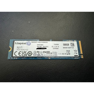 金士頓 Kingston NV1 500G M.2 PCIe nvme SSD 二手 5年保