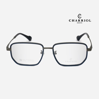 Charriol L-0040 夏利豪眼鏡｜商務復古純鈦方框眼鏡 女生品牌眼鏡框【幸子眼鏡】