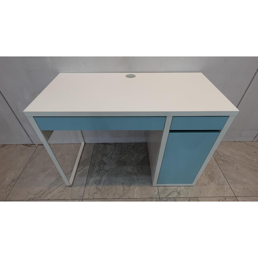 二手家具 推薦-IKEA 宜家 藍色 書桌 電腦桌 辦公桌 學習桌 文書桌 工作桌 簡易 萬華 中正 大同 傢俱 避風港
