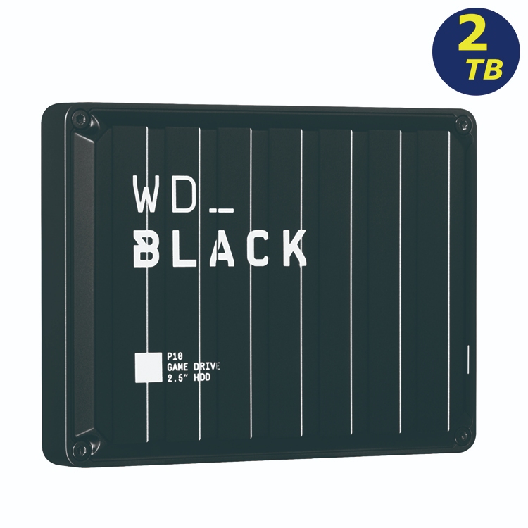 WD 威騰 Black 黑標 P10 2TB 2T Game Drive 2.5吋 電競行動硬碟