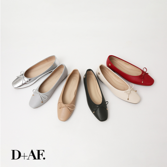 D+AF [現貨快出] 娃娃鞋 平底鞋 包鞋 6色 [浪漫花釦] Y75-2