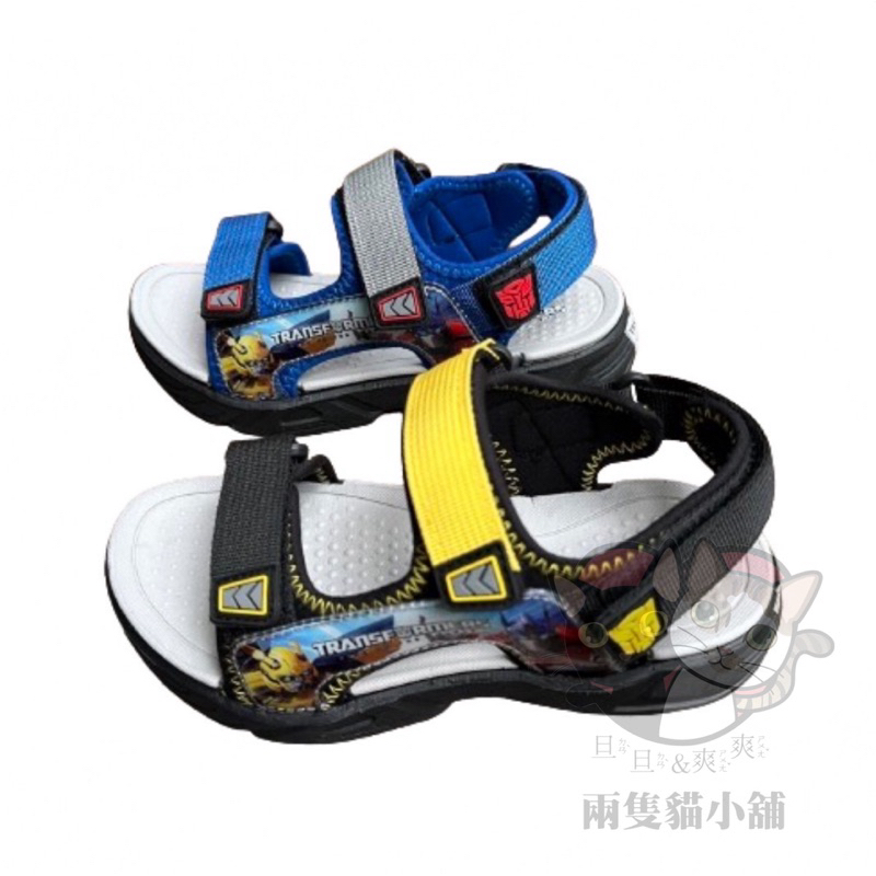 變形金剛涼鞋 織帶 輕量 防水 大童 台灣製 帥氣 柯博文 大黃蜂 Transformers