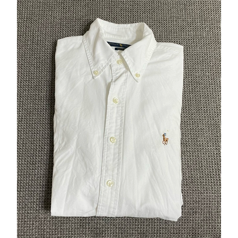 Ralph Lauren polo 經典款白色XS牛津布襯衫
