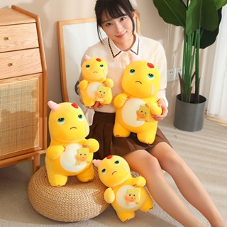 FAT CAT日韓系精品☆正版不服捱揍奶龍絨毛玩具布娃娃搞怪小奶龍睡覺抱枕恐龍鑰匙扣包包掛件兒童安撫玩偶生日交換禮物