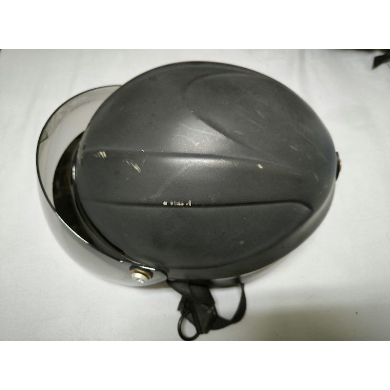 GRS K077雪帽 半罩安全帽/霧面黑/含鏡片(二手品)