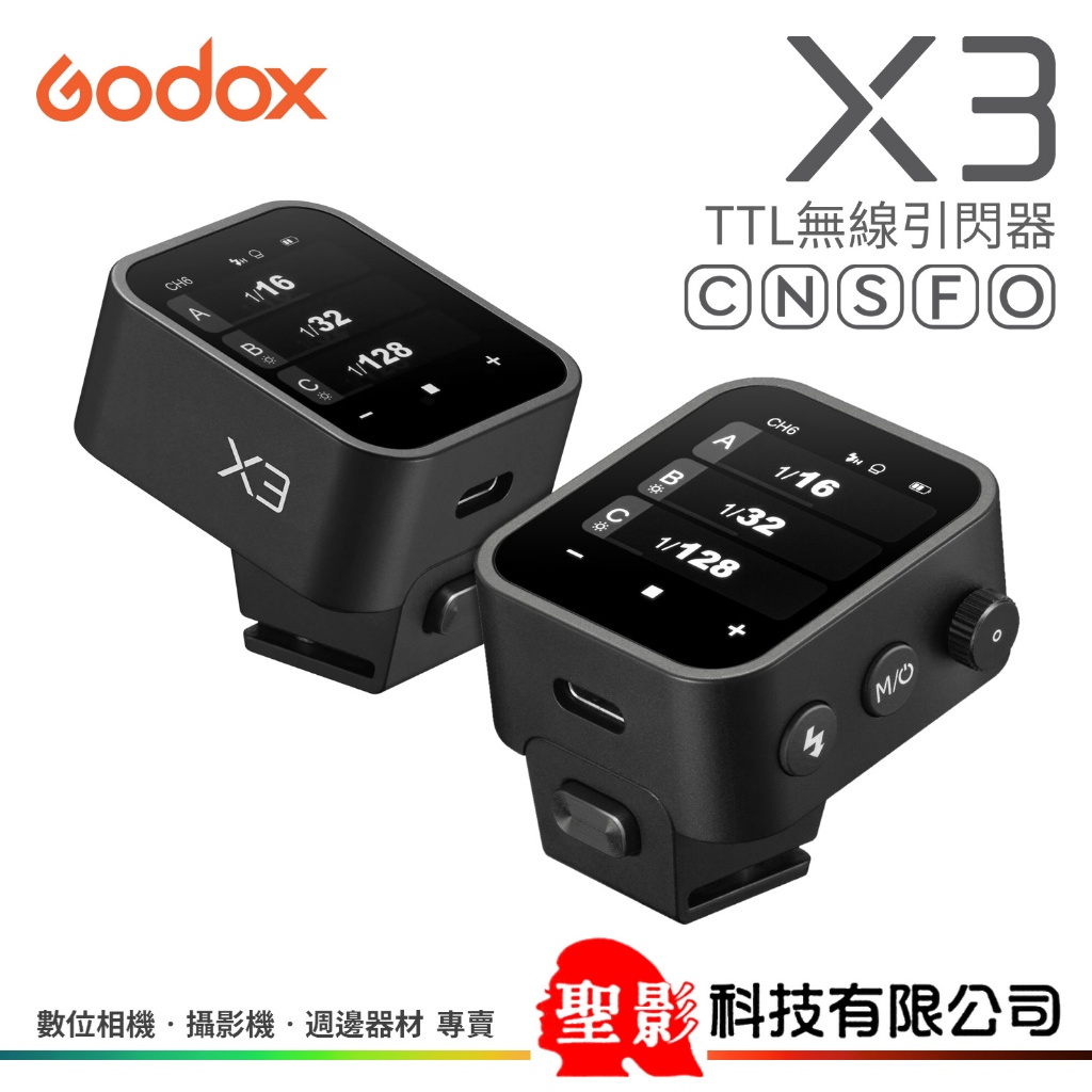 開年公司貨 Godox X3 TTL 無線引閃器 閃燈觸發器 sony nikon canon fujifilm