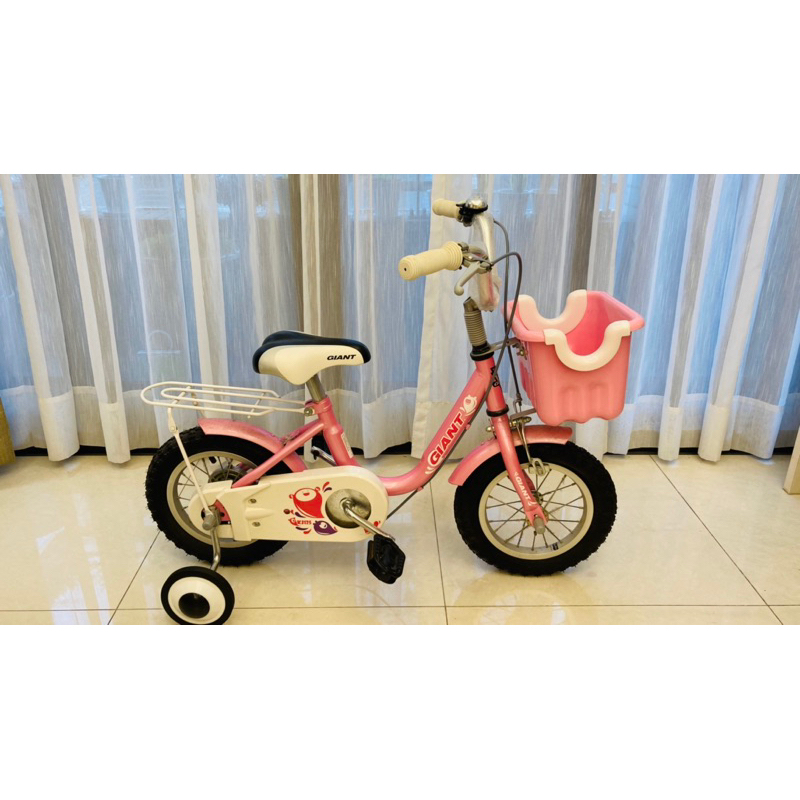 二手 少騎 兒童 幼兒 GIANT捷安特 KJ-125腳踏車 12吋 輔助輪 有灰塵 中和自取