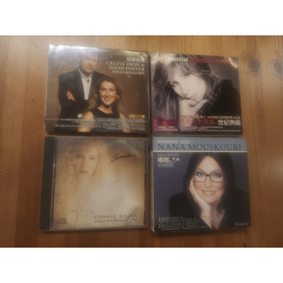 西洋原版歌曲CD:Celine Dion,Connie Dover,Barbra Streisand,NANA娜娜