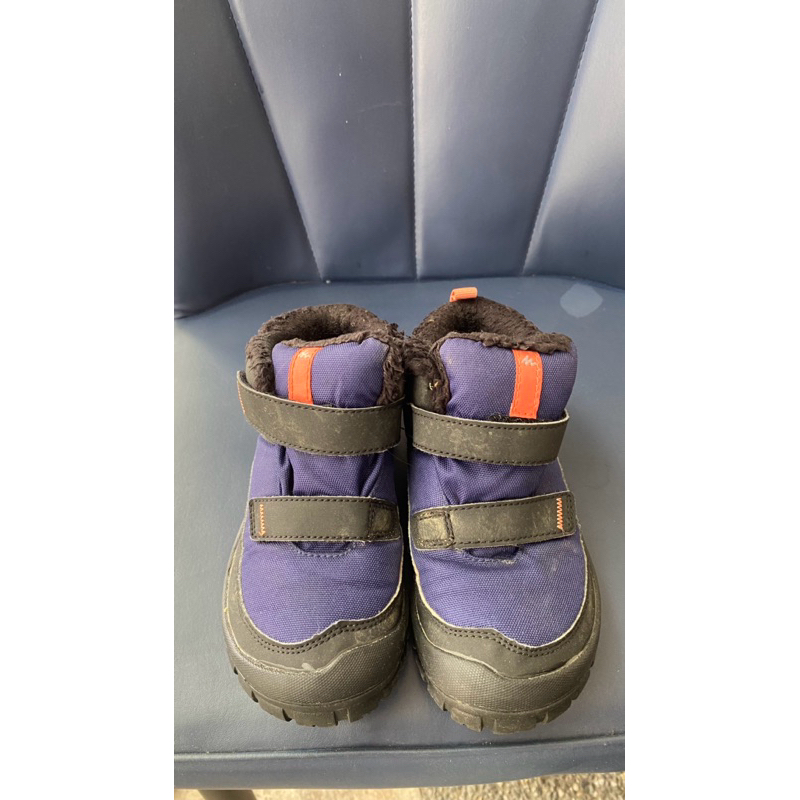 #二手迪卡儂童鞋雪靴#北海道防水#有2雙18/19.5公分