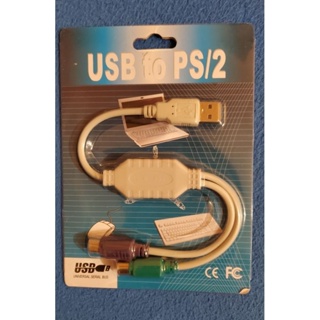 USB轉PS2晶片PS/2 線 一分二 轉接線