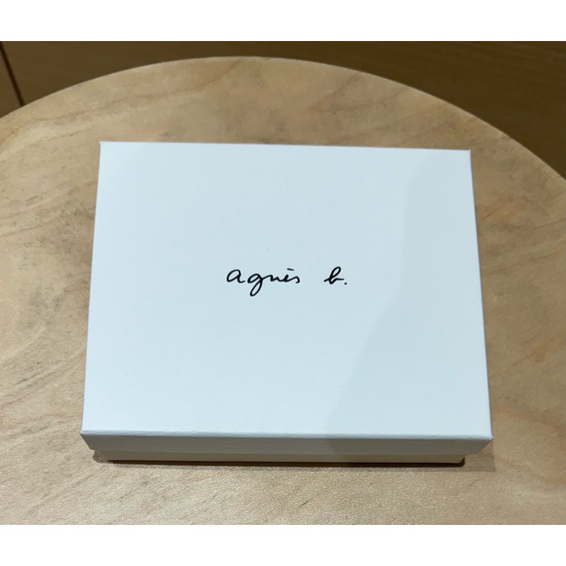 agnes b. 全新紙盒 包裝盒 零錢包盒
