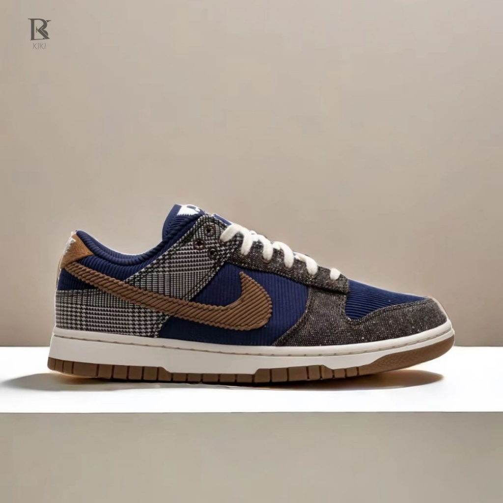 KIKI潮流 ΝΙΚЕ DUNK LOW Midnight Navy Brown 男女款 藍棕 FQ8746-410