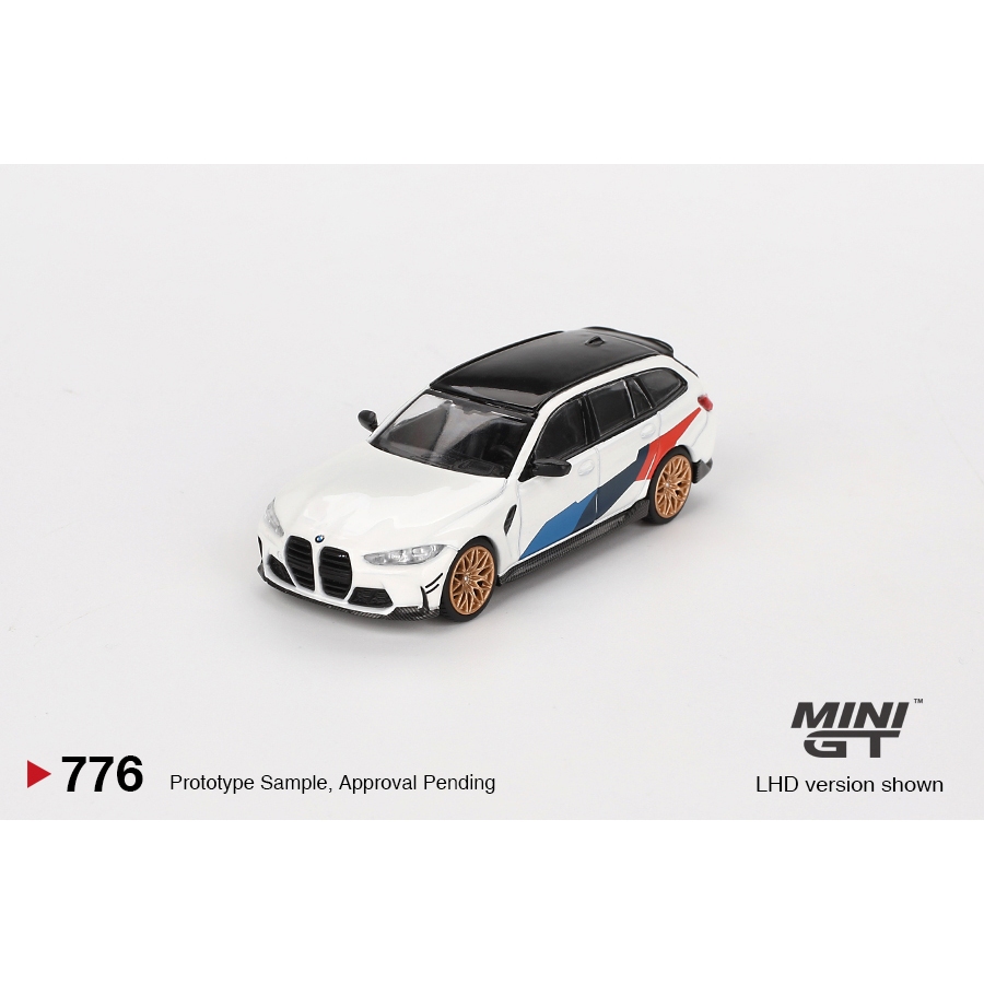 預購24年10月 MINI GT 776 BMW M3 M Performance Touring 雪山白