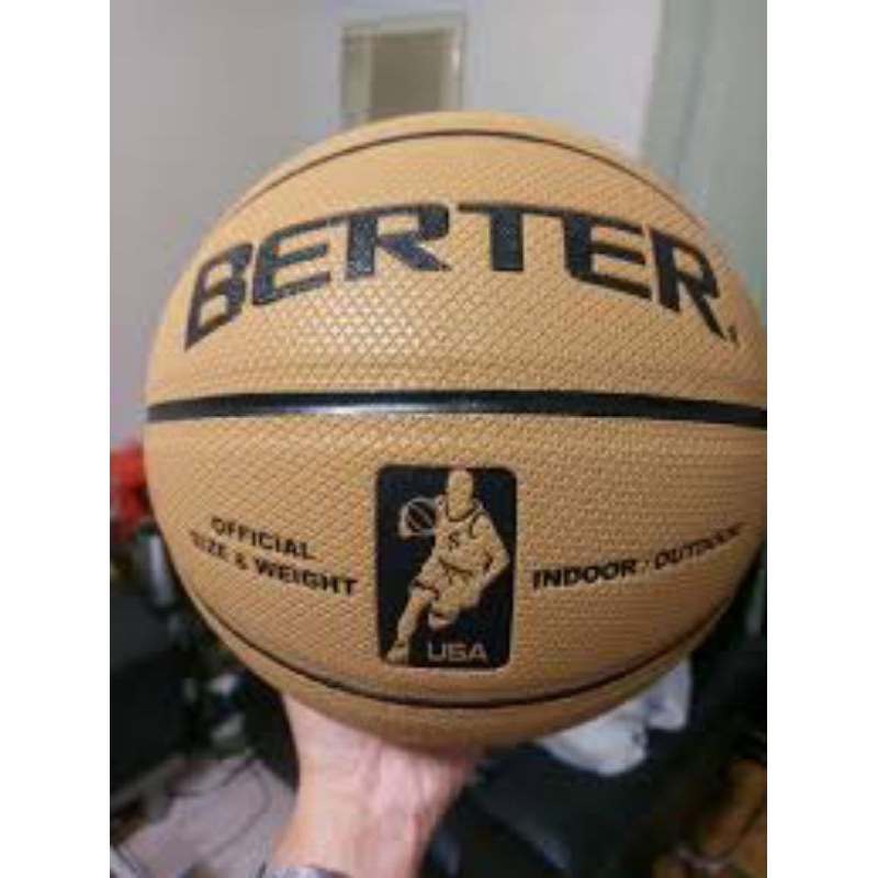 BERTER 十字紋籃球 深溝 真皮手感 同 WITESS WATSING材質7號室內外耐磨