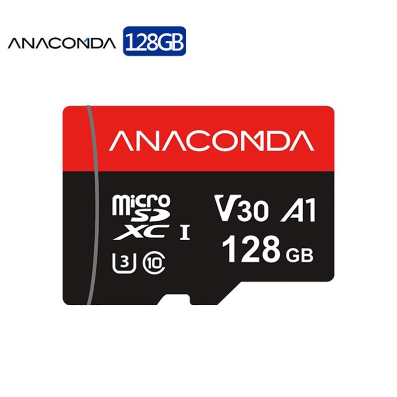 【蝦皮特選】ANACOMDA 巨蟒 Explorer MicroSDXC U3 V30 A1 128GB 記憶卡