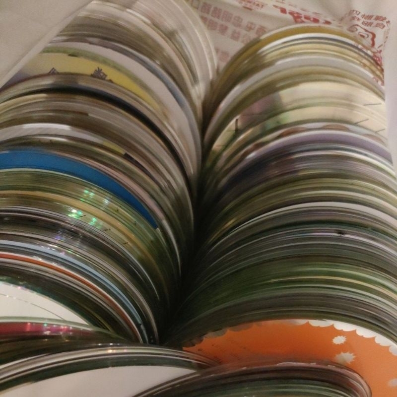 廢棄光碟 二手光碟片 廢光碟 cd vcd dvd皆有 挑款請聊聊