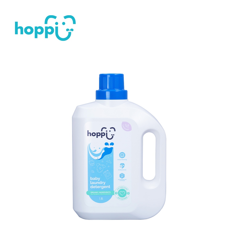 hoppi 新加坡 酵素抗菌有機嬰兒洗衣精1800ml【YODEE優迪】