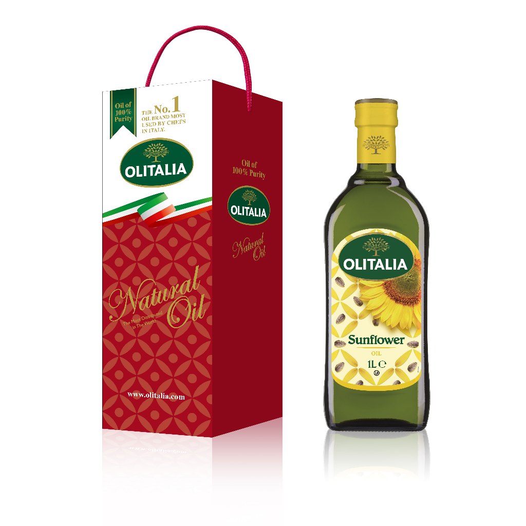 【奧利塔olitalia】1L葵花油 A270002(單瓶/含禮盒) 義大利原裝進口 效期一年以上 現貨 原廠公司貨