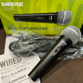 【搖滾玩家樂器】全新 台灣公司貨 Shure SV100 SV100x 動圈式 麥克風 唱歌 KTV 附原廠MIC線
