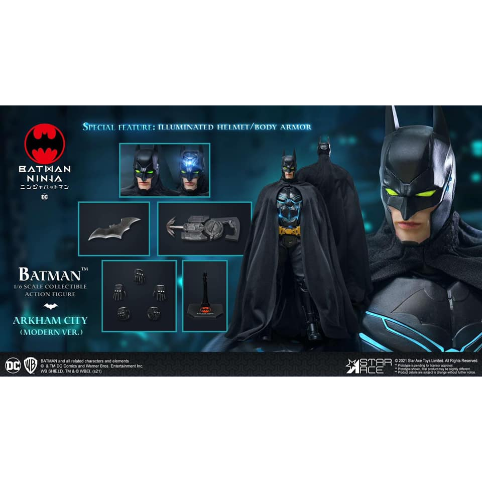 預購 Star Ace Toys – SA0102 –《 忍者蝙蝠俠 》 蝙蝠俠 現代戰甲款 Batman Ninja