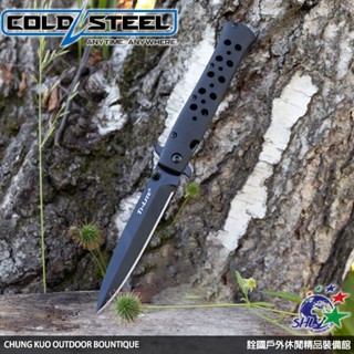 詮國 Cold Steel Ti-Lite 新款4" G10柄黑刃折刀 (CPM-S35VN粉末鋼) / 26C4