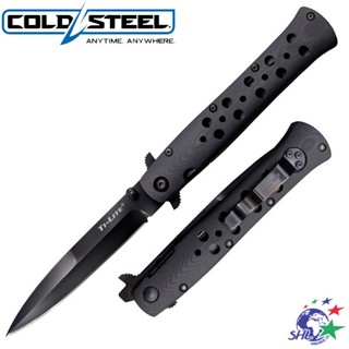 Cold Steel Ti-Lite 新款4" G10柄黑刃折刀 (CPM-S35VN粉末鋼) / 26C4 詮國