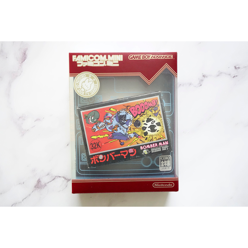 GBA Famicom Mini 任天堂原裝卡匣：轟炸超人 (ボンバーマン)