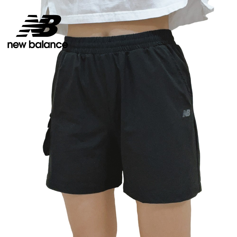 【New Balance】 NB MIT抽繩吸排短褲_女性_黑色_6862420189