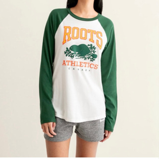 【Ross代購】Roots 女裝- BASEBALL長袖上衣 購買即贈品牌環保購物袋