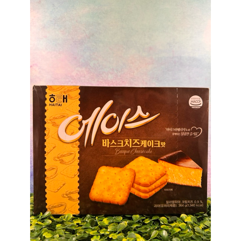 *現貨*韓國🇰🇷HAITAI 海太 Ace 起司蛋糕 夾心餅乾364g (1盒/15入)