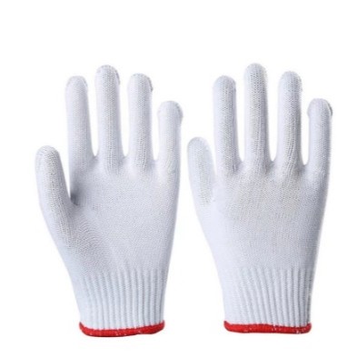 20兩棉紗手套白色灰色☆ 現貨供應 工廠直賣 棉紗手套 綿紗手套 尼龍 沾膠手套 點膠手套 工作手套
