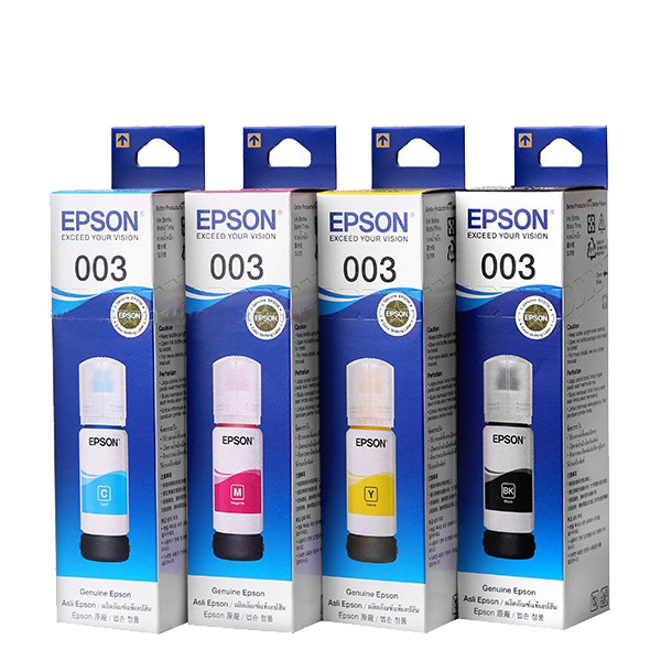 EPSON 003 /T00V黑色 藍色 紅色 黃色 原廠墨水匣 L1110 L3150 L5190 L5196