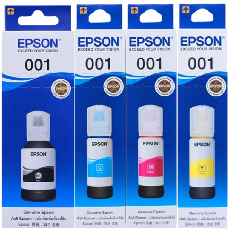 EPSON 001/T03Y黑色 藍色 紅色 黃色 原廠墨水匣L4150 / L4160 / L6170 / L6190