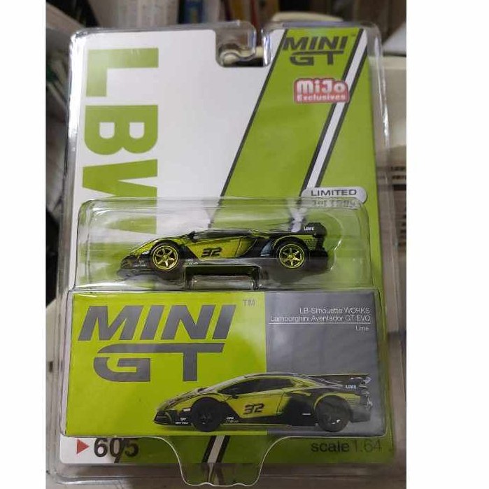 (現貨) Mini GT 美版  605  左駕  隱藏版  Lamborghini Aventador GT EVO