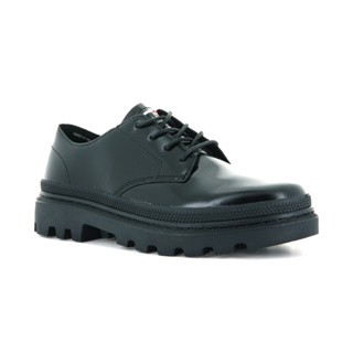 【PALLADIUM】PALLATROOPER OX-1 法式牛皮軍靴 中性 黑 低筒 皮鞋 皮革 77209010