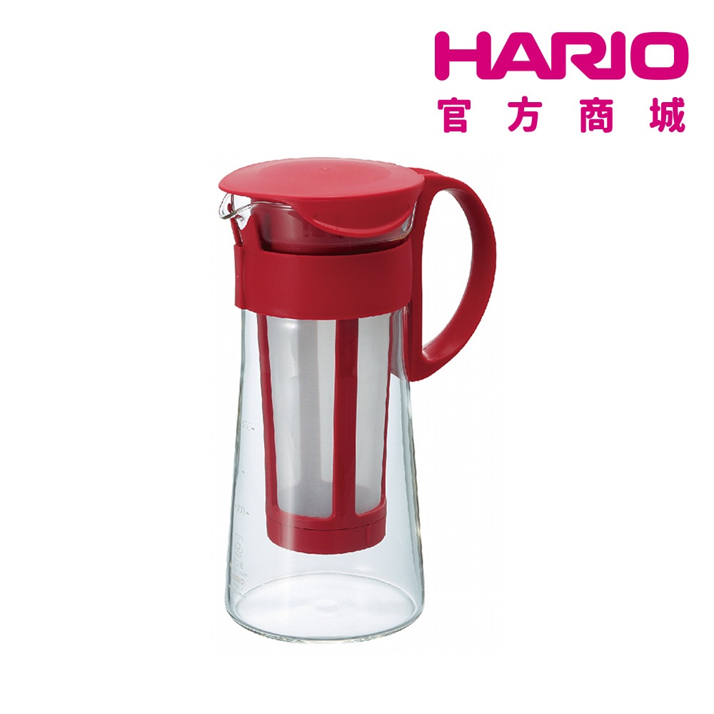 【HARIO 福利品】迷你紅色冷泡咖啡壺600 MCPN-7R【HARIO官方商城】