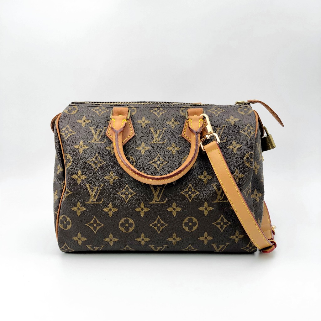Louis Vuitton 經典老花speedy25，LV，波士頓包，側背包，宴會包，旅行包，二手真品，正品，現貨，免運