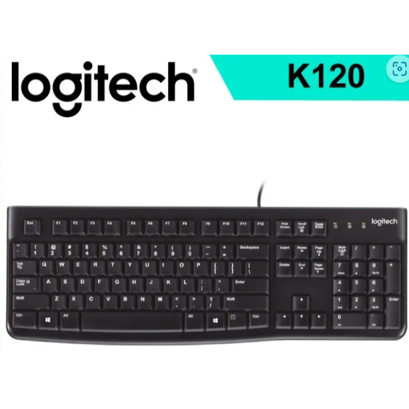 LOGITECH 羅技 K120 USB 有線鍵盤 中英文鍵盤 (繁體中文)