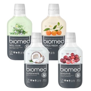 BIOMED蓓齒美 葡萄籽舒復/草本護齦/椰油亮白/柚橘清新 漱口水 500ml/瓶