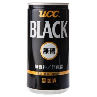 ~省錢一哥~UCC 無糖黑咖啡 BLACK 185ml 咖啡 即飲黑咖啡 日本進口