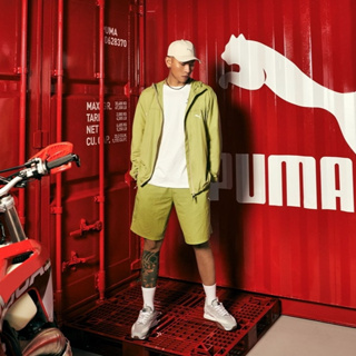 PUMA 短褲 流行系列 草綠 大都會 UV 短風褲 男 63033489