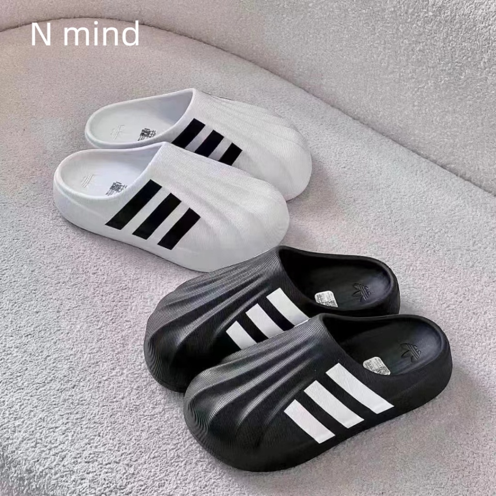N mind Adidas adiFom Superstar Mule 黑 白 男女拖鞋 IG8277 IF6184