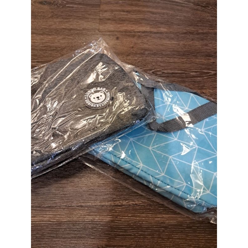 【快速出貨】全新 三陽股東會紀念品 保鮮袋 保冷袋 餐具袋 手提袋 灰色 藍色