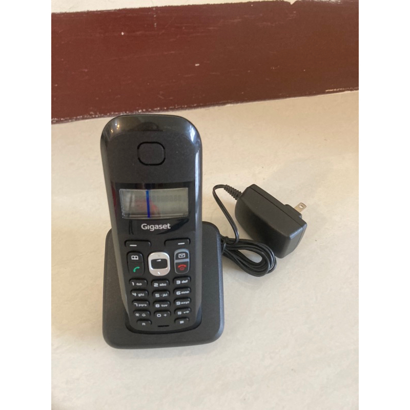 西門子 SIEMENS Gigaset  DECT數位無線電話 話機 單子機 黑色 (AS180)只有擴充子機 +充電座