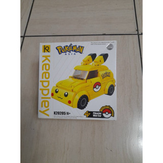 Peggy6693玩具商舖～啟蒙積木 皮卡丘迷你車積木 QM46287～特價中